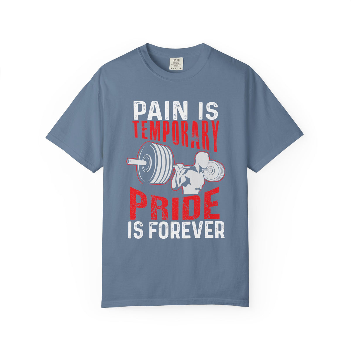 Pain is Temporary Pride Forever Gym Motivation Tee - Premium