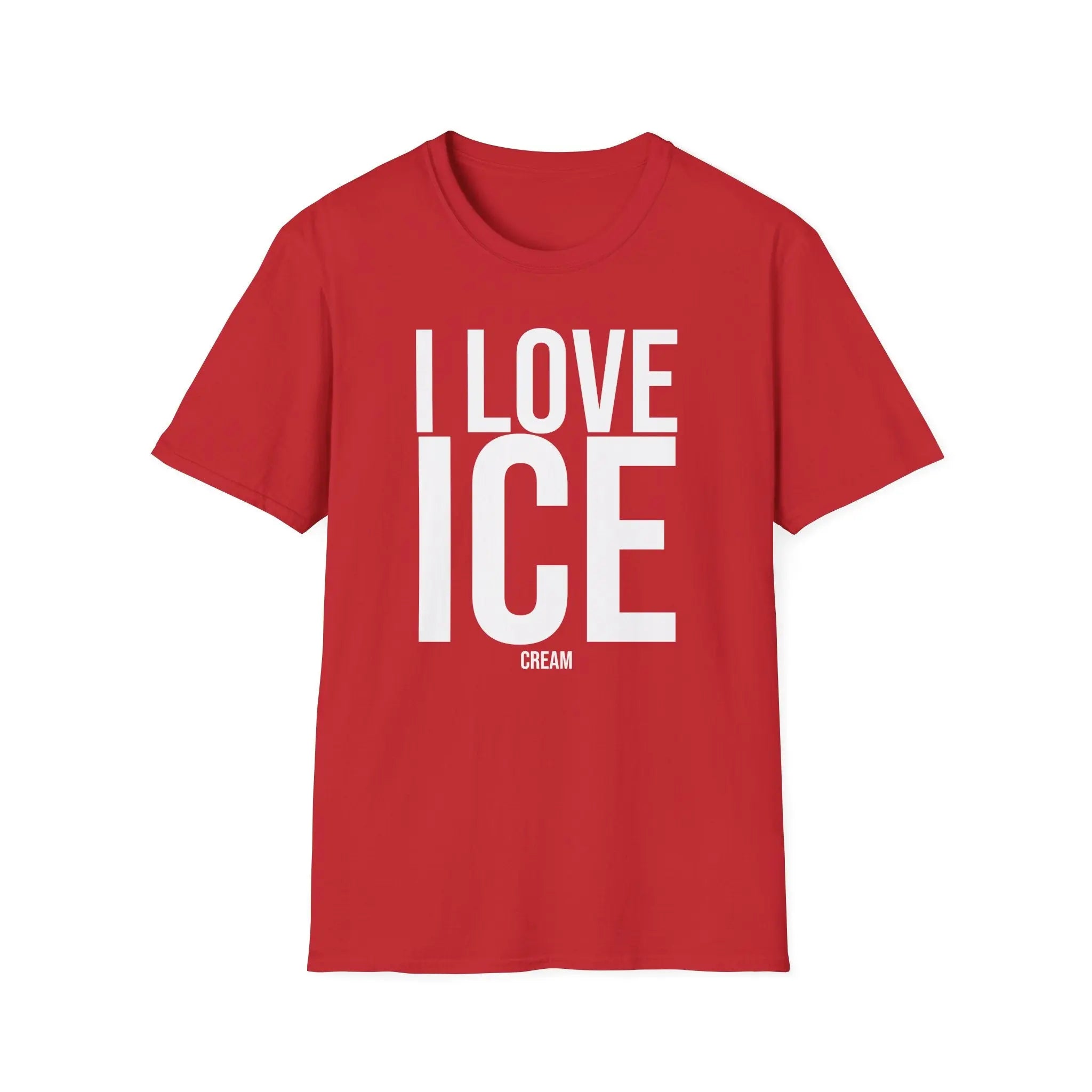 Political Satire Shirt - I Love ICE Cream Funny Tee Printify