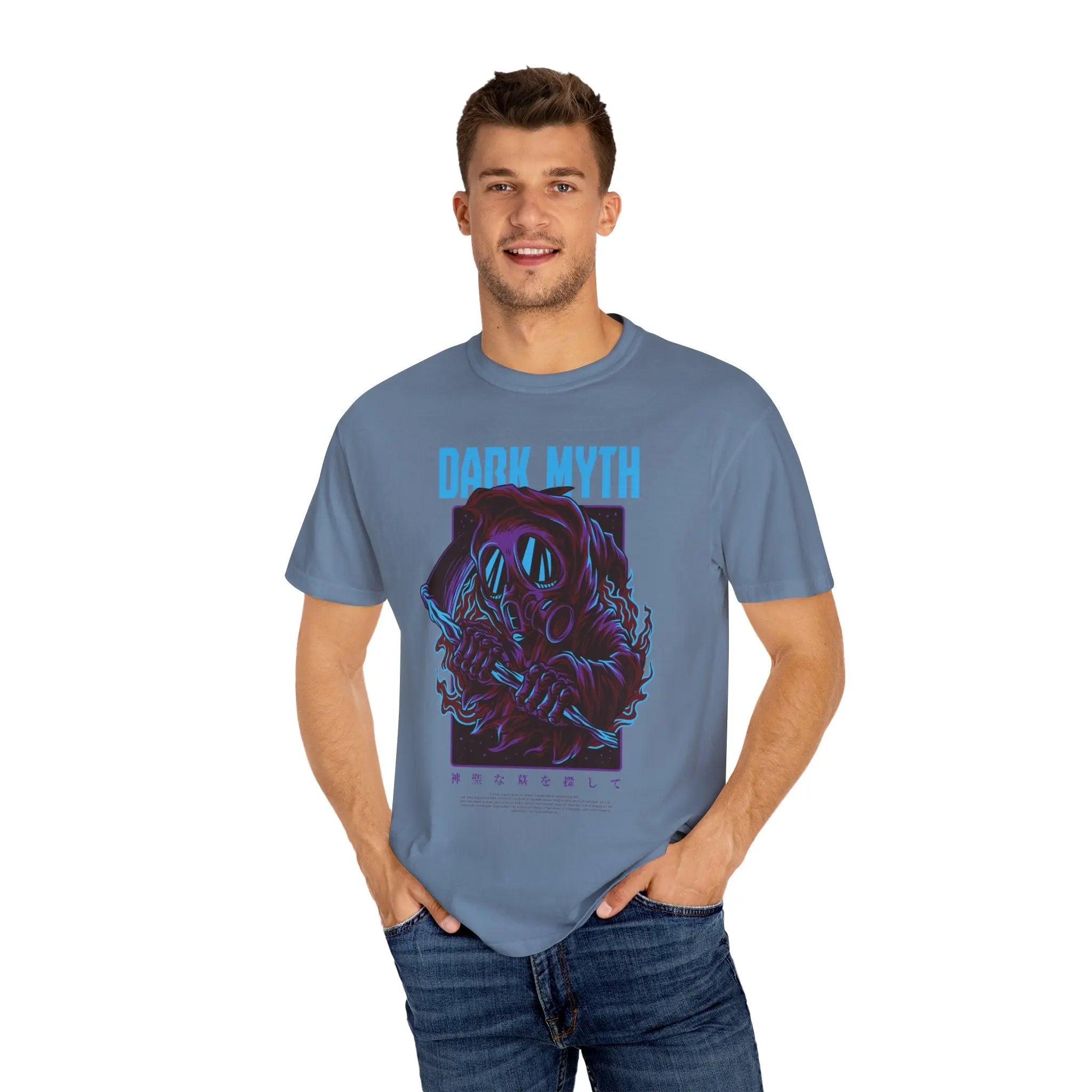 Dark Myth Grim Reaper Artwork Unisex Relaxed Fit T-Shirt - Sinful Threads
