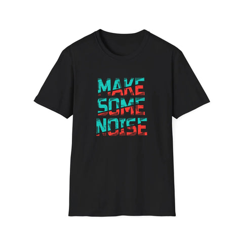 Make Some Noise Motif Graphic Tee - Sinful Threads