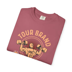 Tour Brand Gym No 1 Design for Strong People T-Shirt