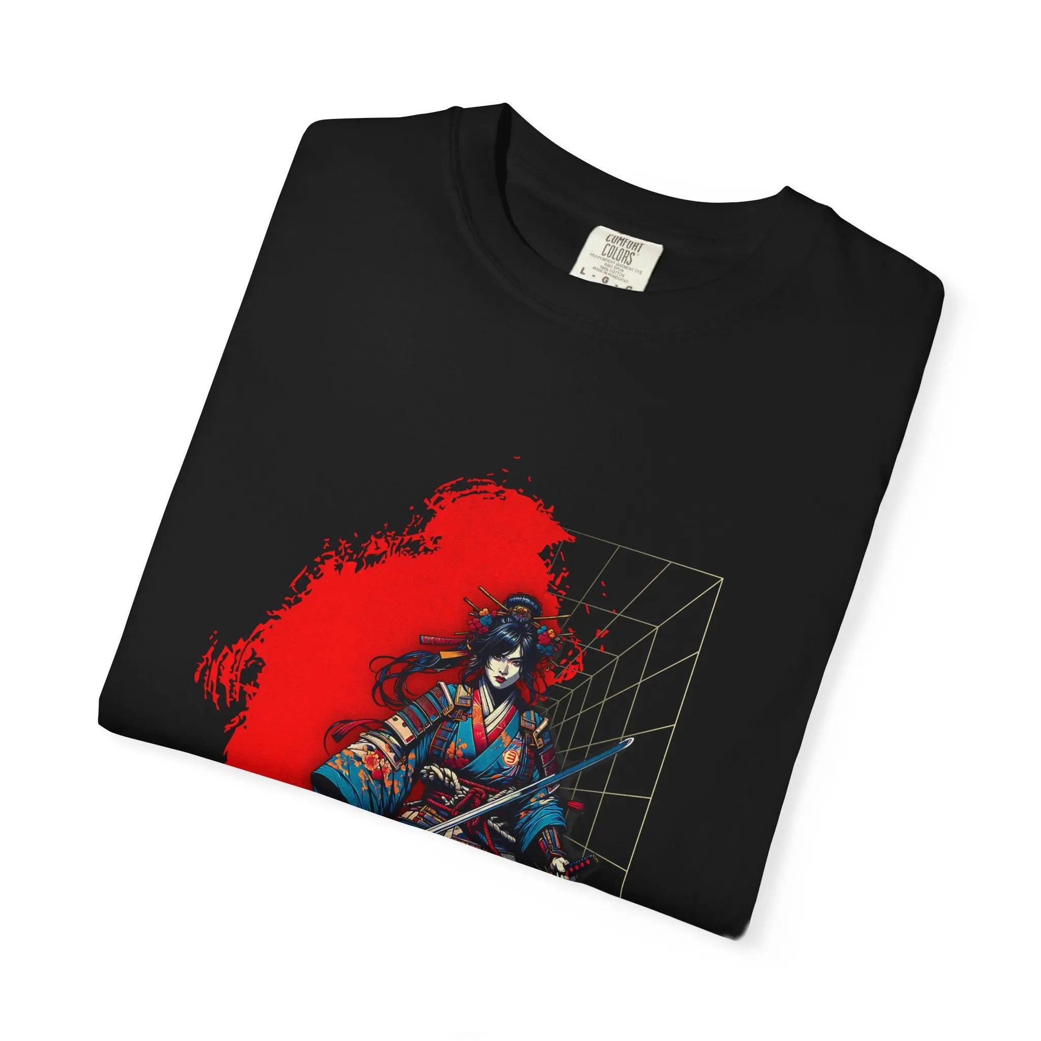 Onna Bugeisha Tee - Samurai Warrior Art Geisha Katana - Sinful Threads