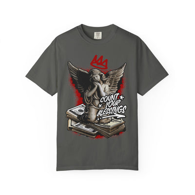 Count Your Blessings Angel Tee – Crown Inspired Shirt - Sinful Threads