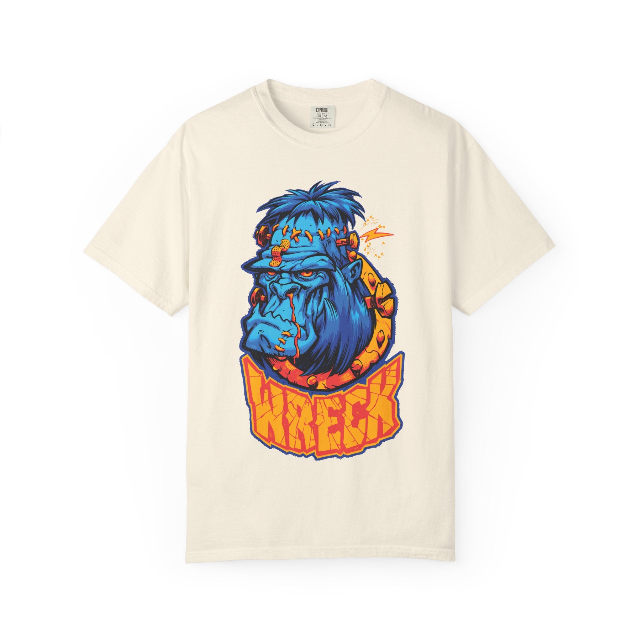 Frankenstein cartoon tee - Horror streetwear unisex shirt - Sinful Threads