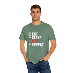 Eat Sleep Lift Repeat Fitness Training Motivation T-Shirt