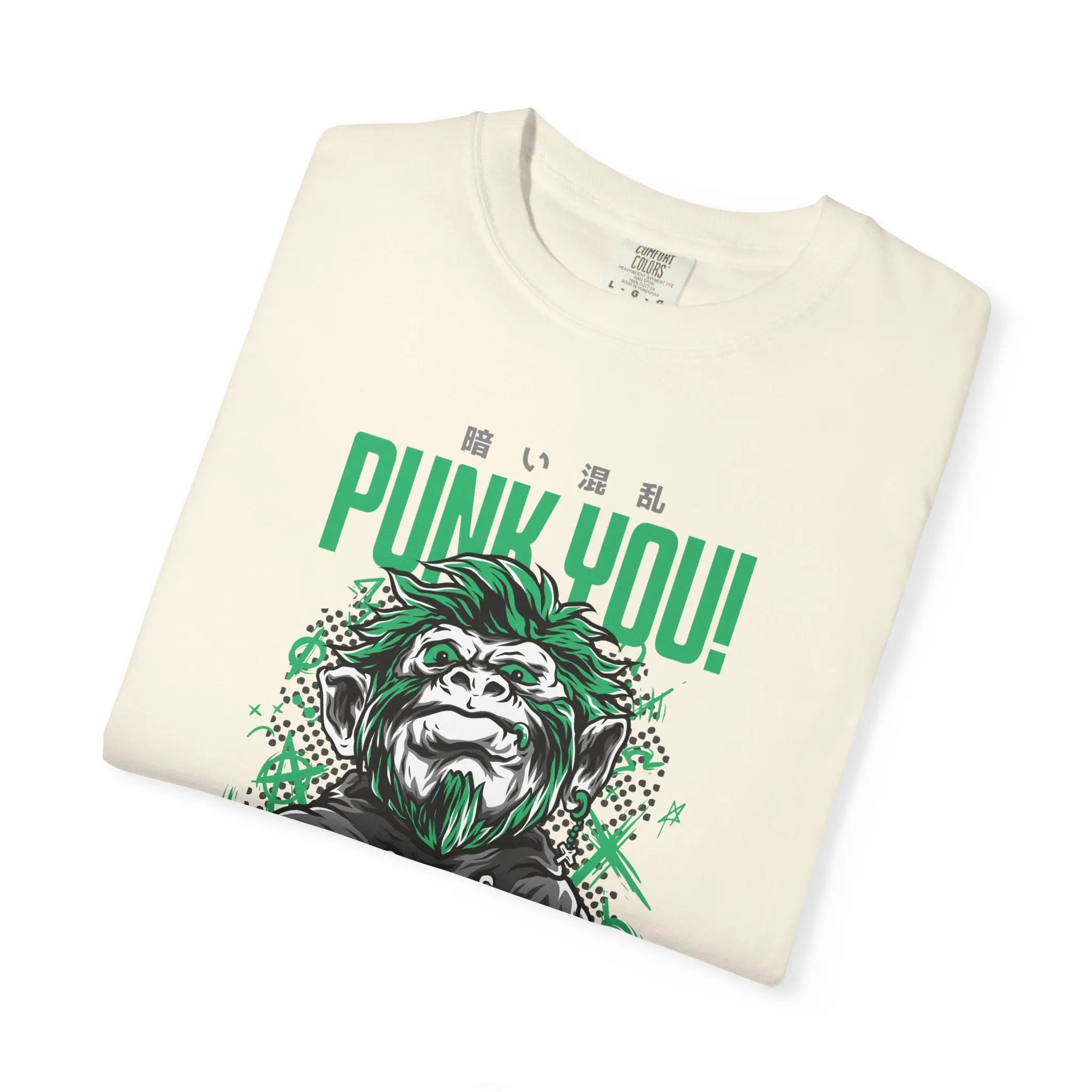 Distinctive Punk You Monkey Graphic Short Sleeve T-Shirt - Sinful Threads