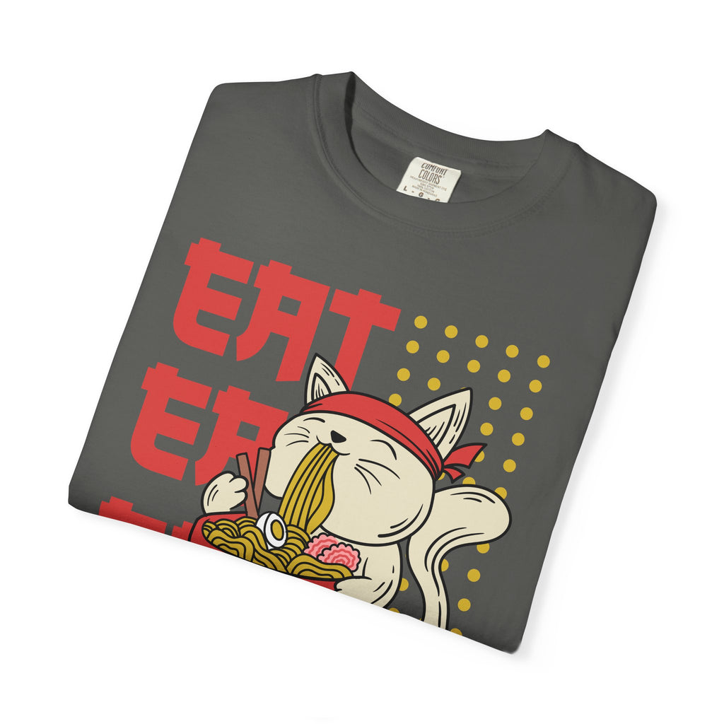 Cat Ramen Shirt - Funny Anime Tee - Japanese Foodie Gift - Sinful Threads