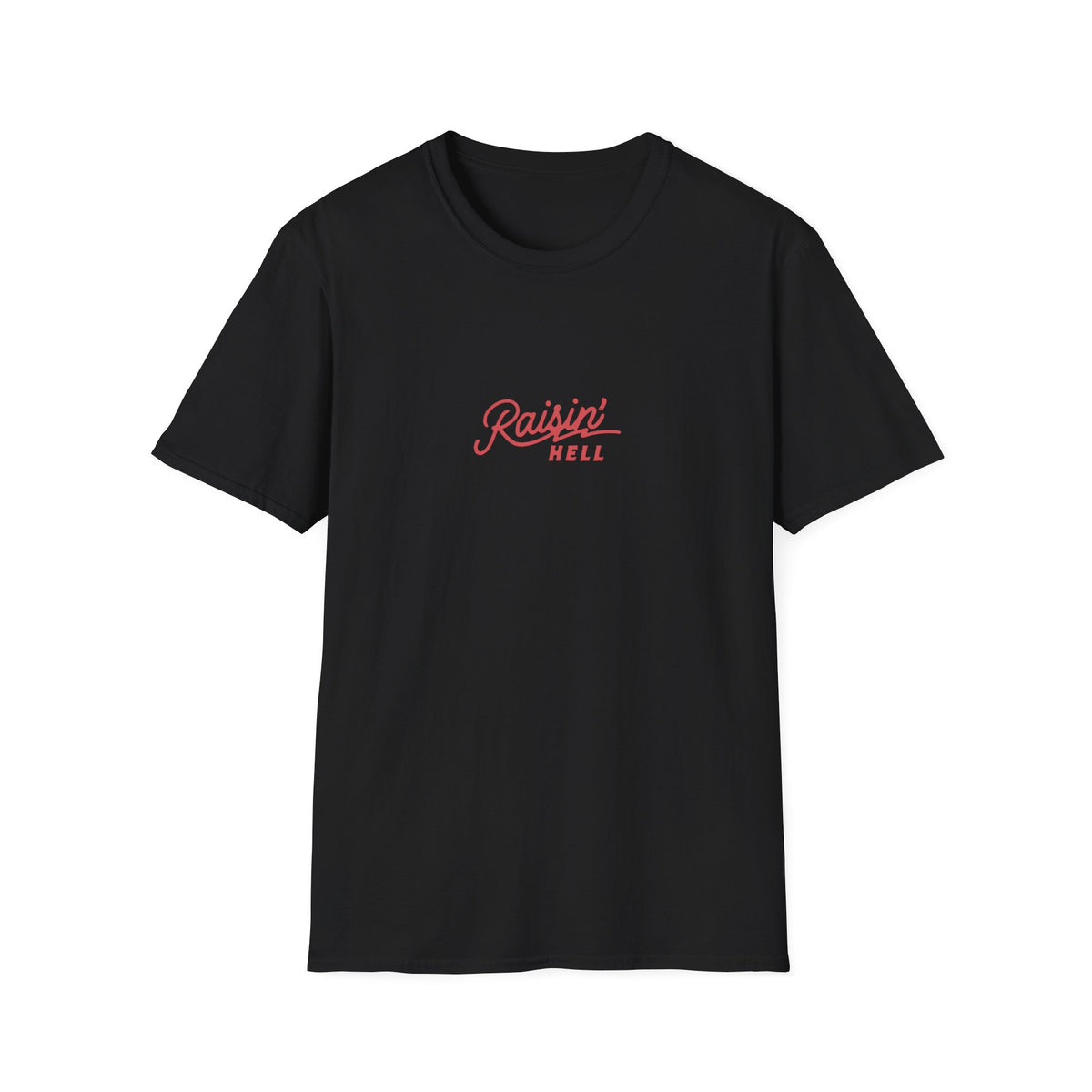 Raising Hell Graphic T-Shirt - Bold Rebellious Design Tee