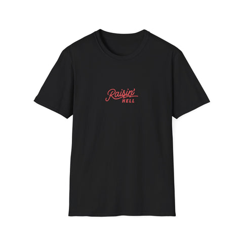 Raising Hell Graphic T-Shirt - Bold Rebellious Design Tee