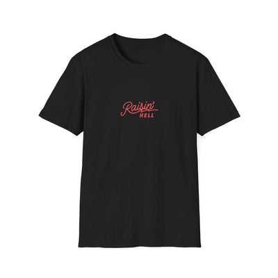 Raising Hell Graphic T-Shirt - Bold Rebellious Design Tee Printify