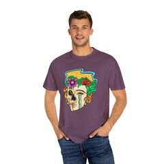 Floral Skull Shirt - Skeleton Graphic Tee - Artistic Gift