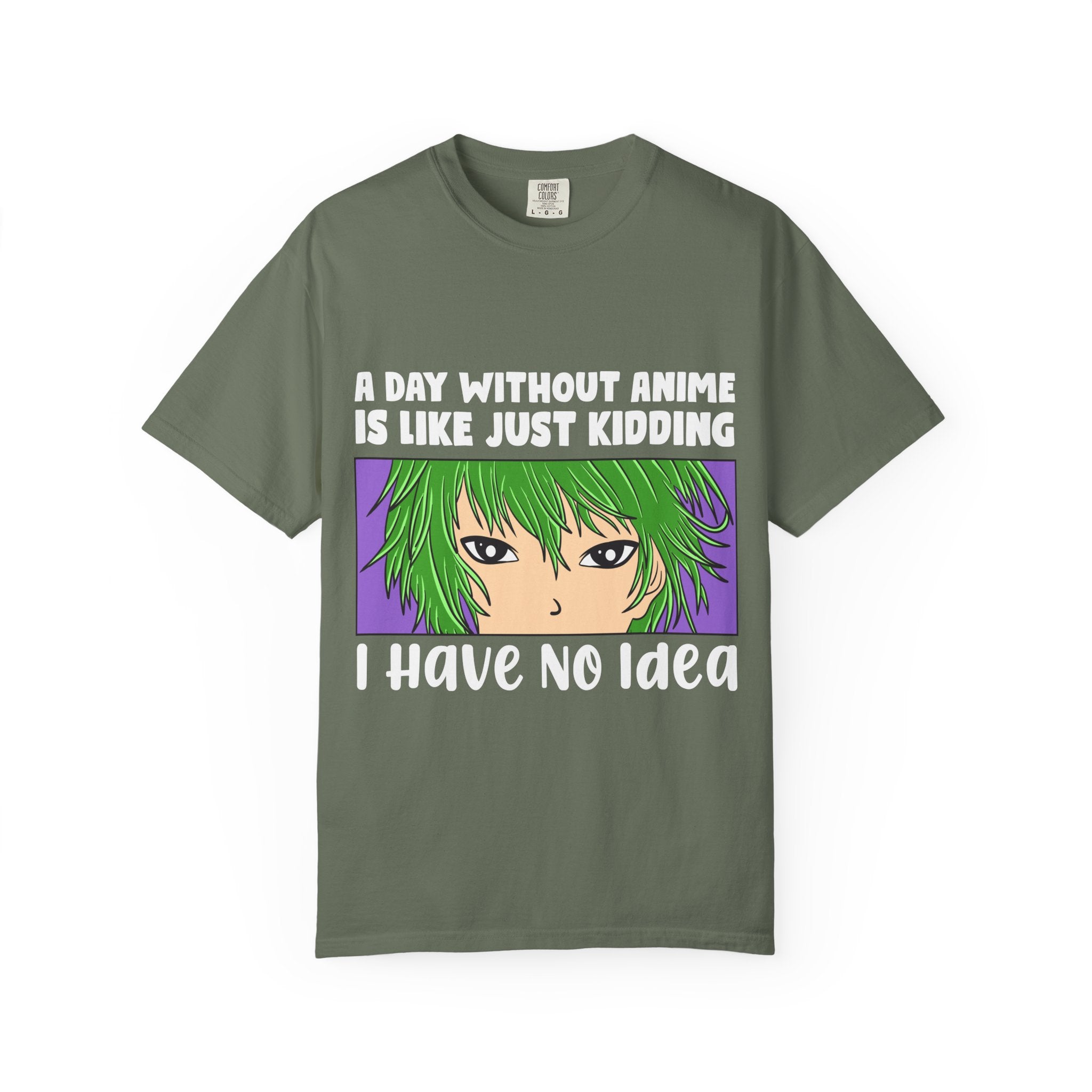 Anime Style Shirt – A Day Without Anime Tee Manga Graphic Top - Sinful Threads