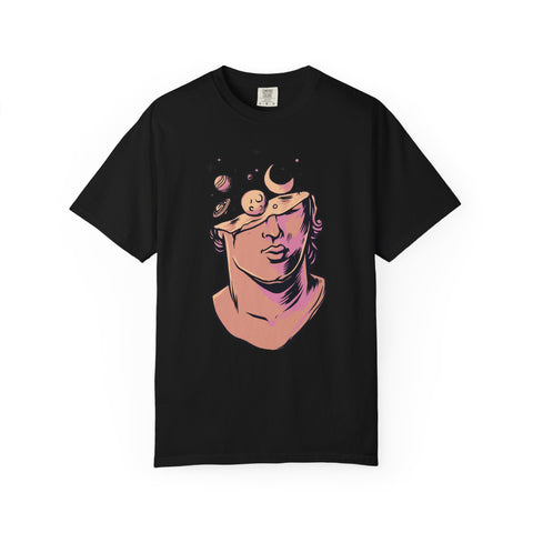 Celestial Space Bust Creative Unique Style T-Shirt - Sinful Threads