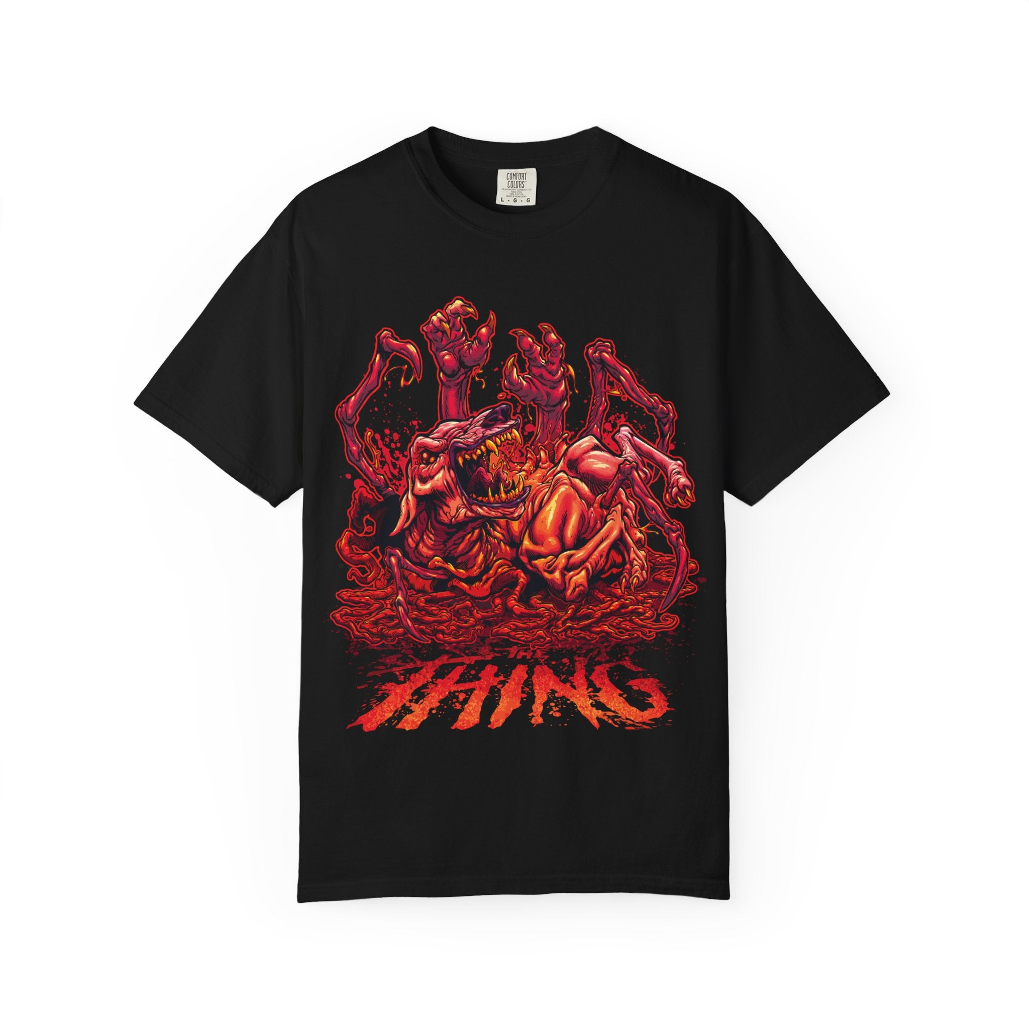 The Thing Shirt - Spooky 80s Horror Vintage Tee for Horror Fans - Sinful Threads