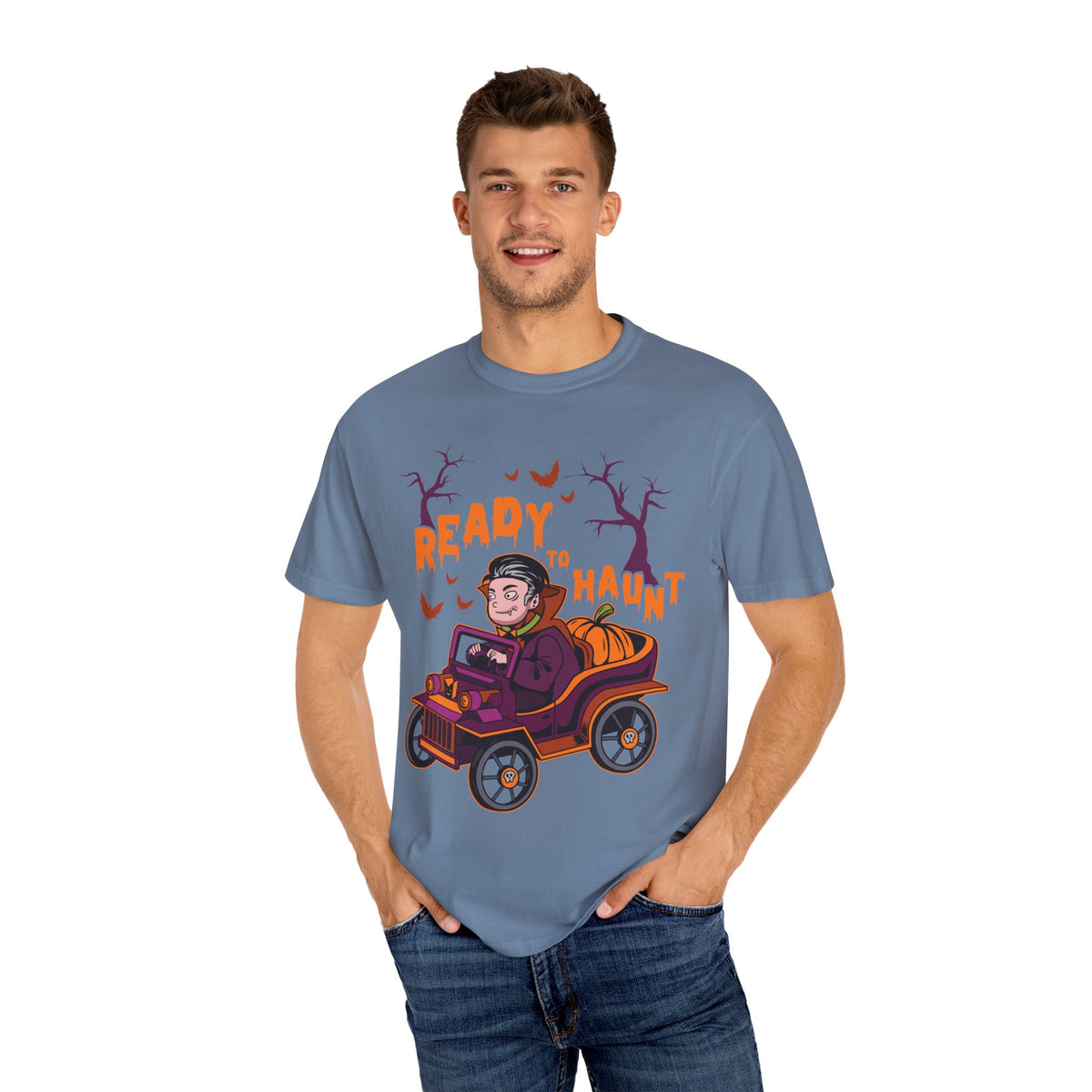 Dracula Halloween Shirt – Ready to Haunt Funny Vampire Tee