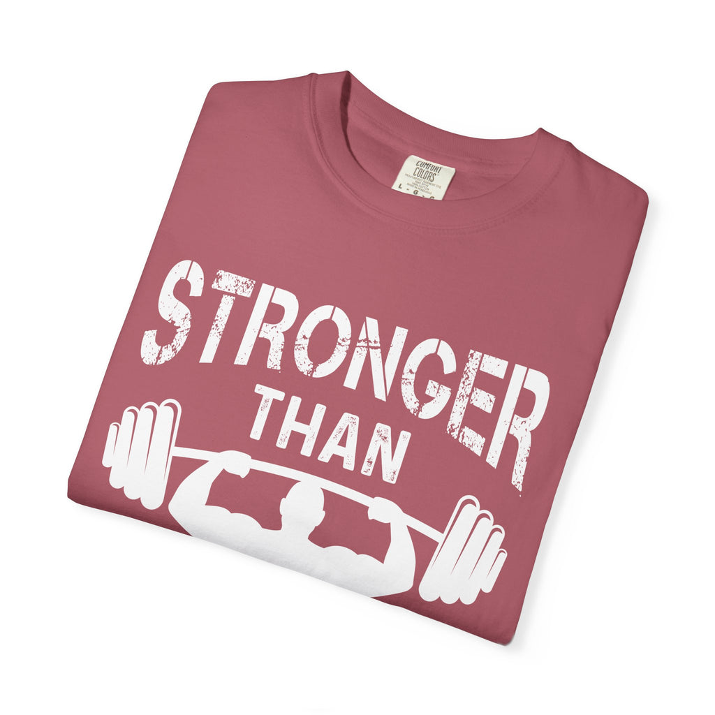 Stronger Than Excuses Bodybuilding Shirt - Motivation Tee - Sinful Threads