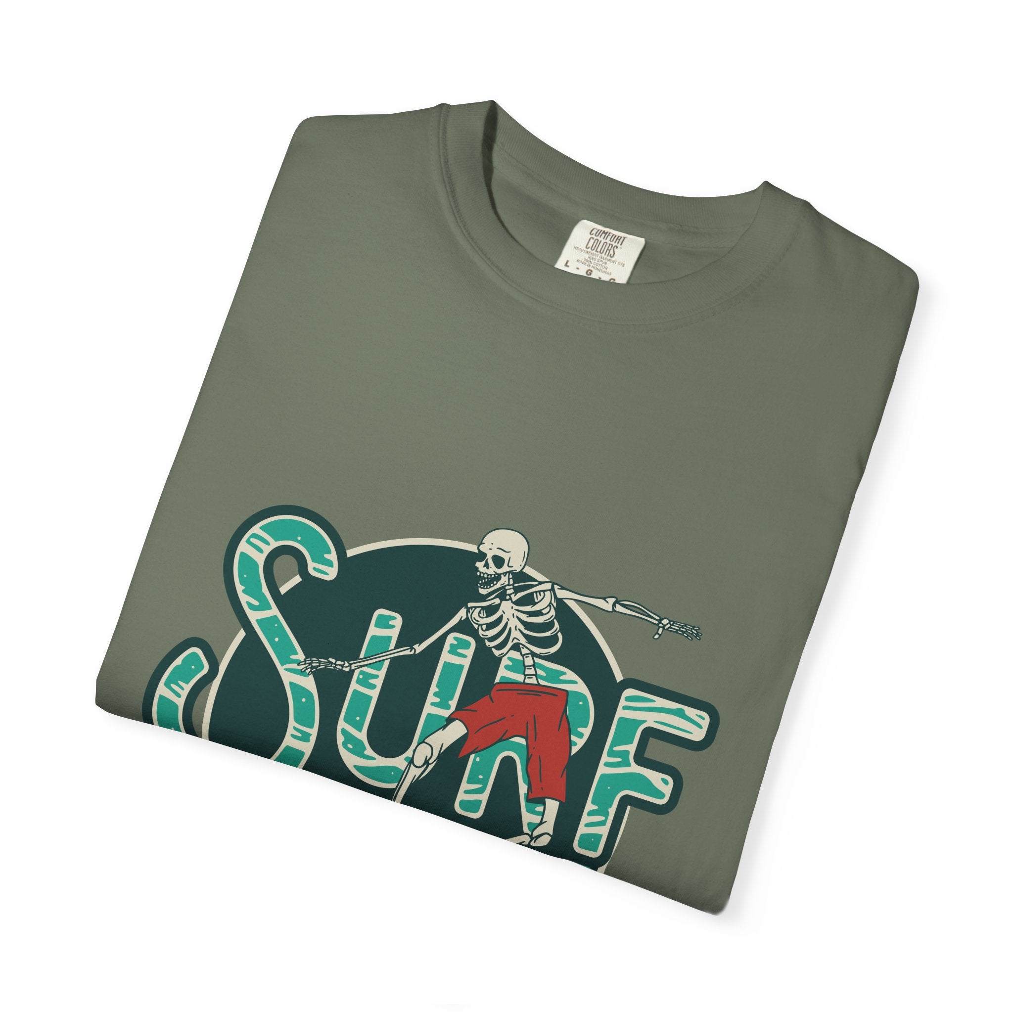 Skeleton Surfer Shirt - Surf Time Tee - Cool Beach Gift - Sinful Threads