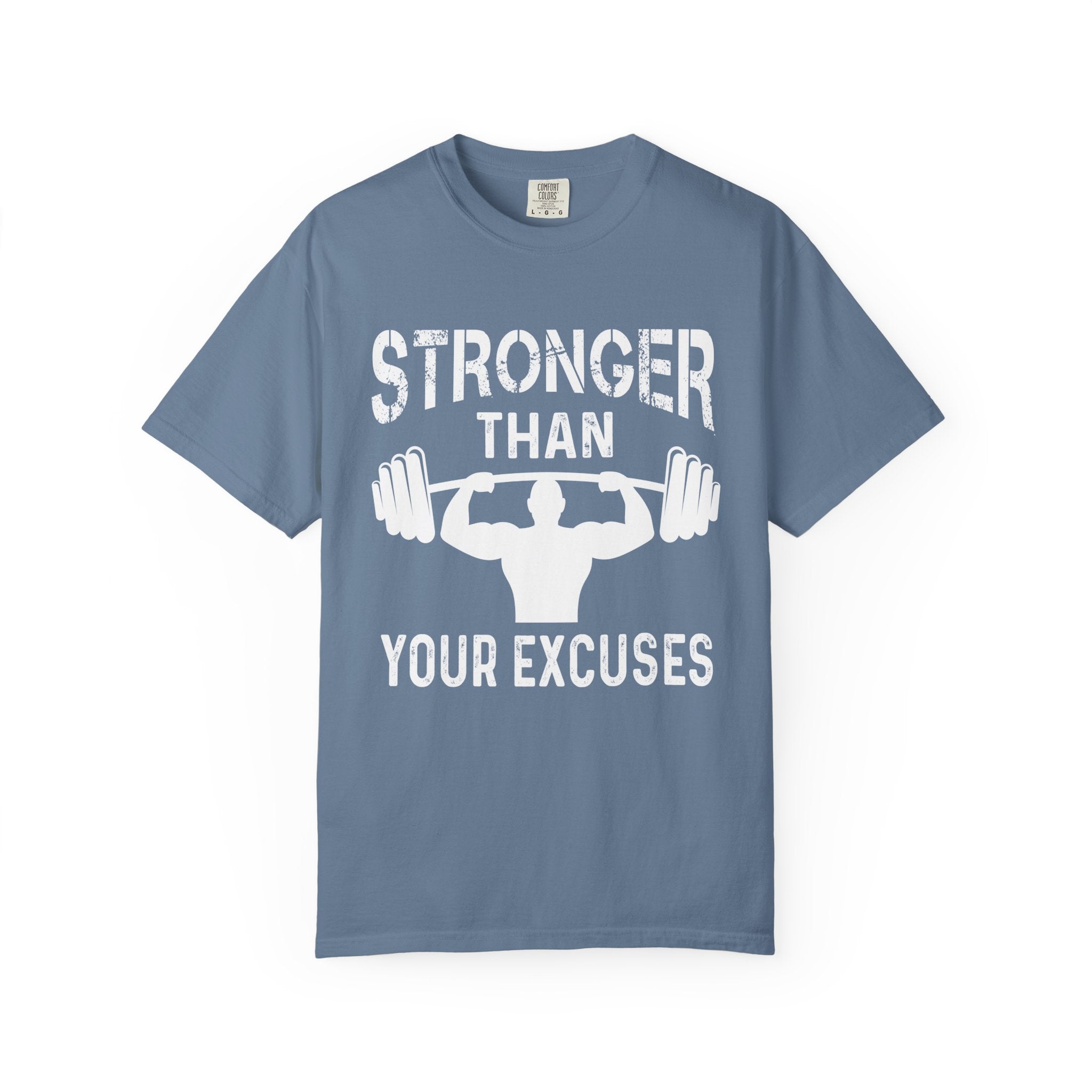 Stronger Than Excuses Bodybuilding Shirt - Motivation Tee - Sinful Threads