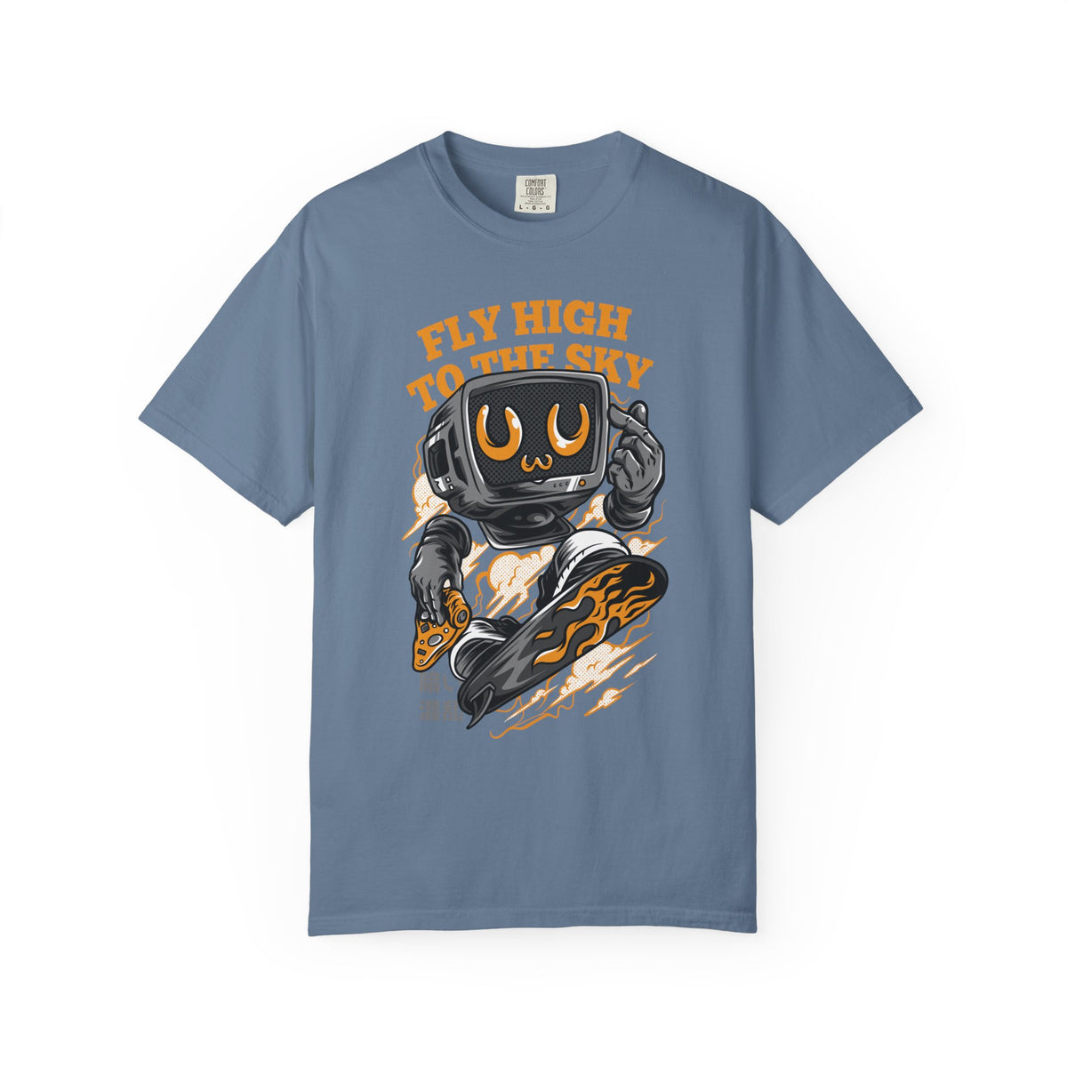 Fly High To The Sky Retro TV Character T-Shirt