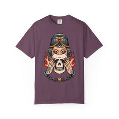 Traditional Tattoo Shirt - Fortune Teller Tee - Skull Graphic Top