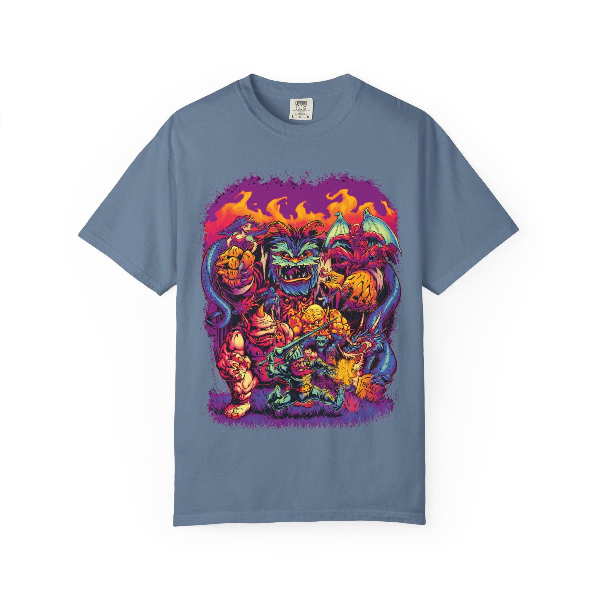 Retro Gaming Shirt - Ghosts N Goblins 80s Arcade Tee for Gamers - Sinful Threads