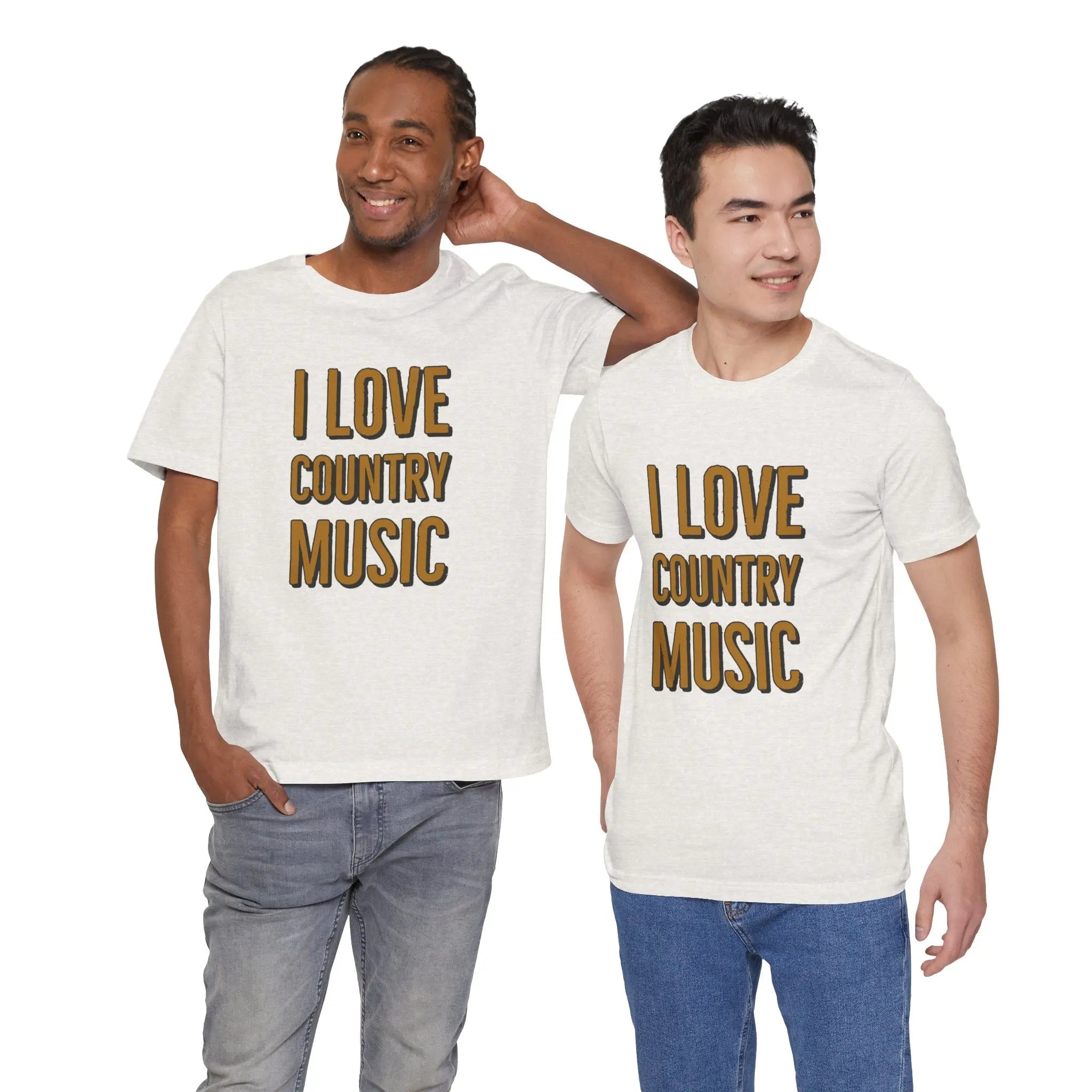 I Love Country Music Graphic Tee - Country Fan Festival Shirt Printify