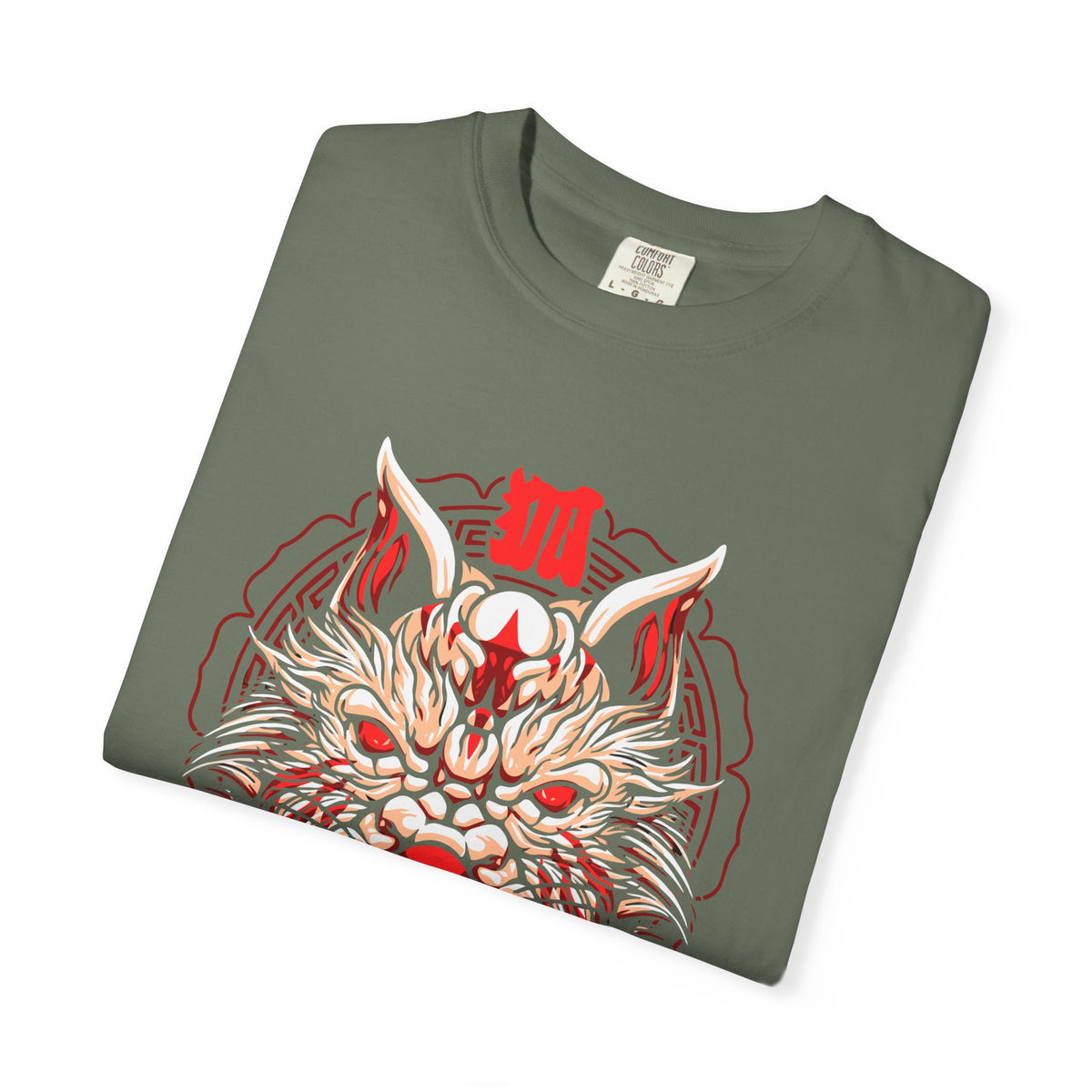 Samurai Warrior Tee - Japanese Wolf Art Shirt - Streetwear
