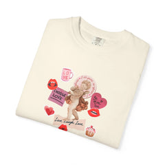 Romantic Graphic Cupid Love Quotes Valentine T-Shirt - Sinful Threads