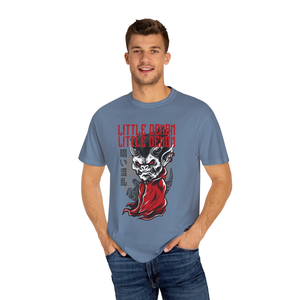 Little Demon Graphic Tee with Bold Art T-Shirt - Sinful Threads