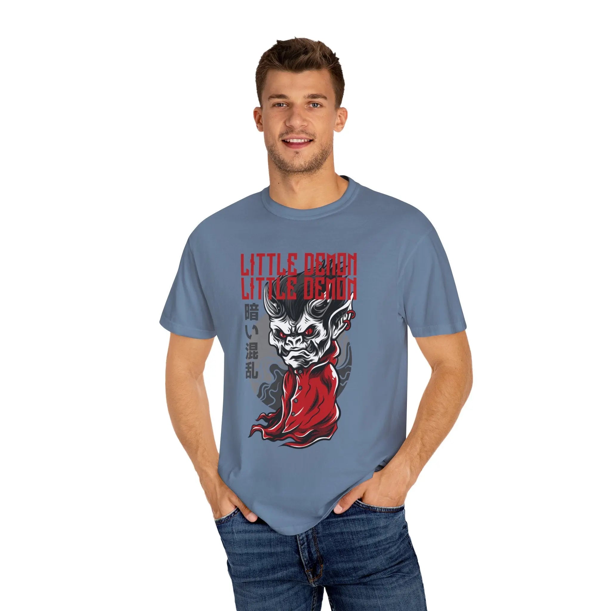 Little Demon Graphic Tee with Bold Art T-Shirt - Sinful Threads