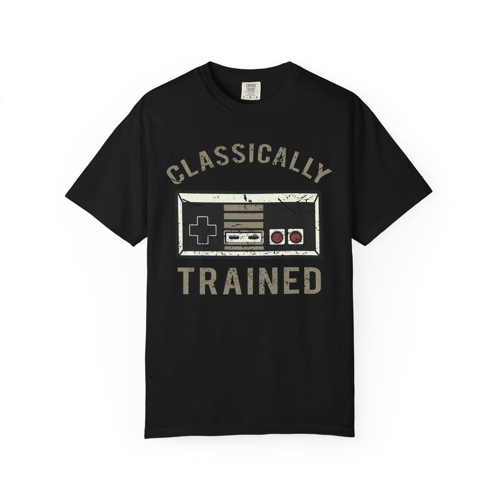 Classically Trained Retro Controller Gaming Graphic T-Shirt - Sinful Threads