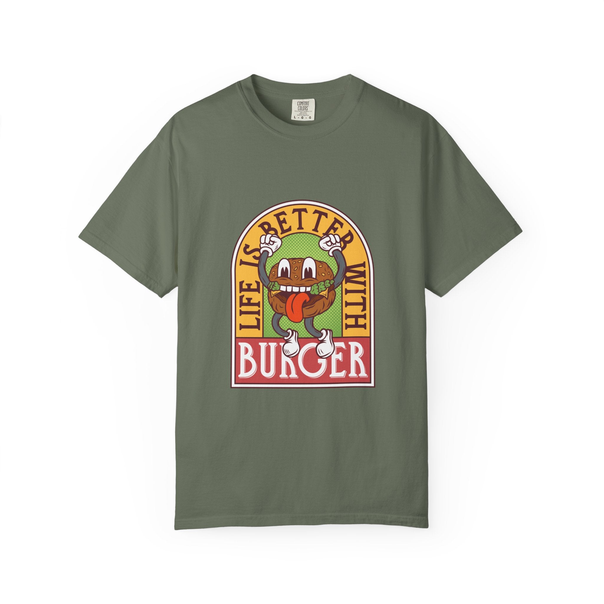 Cute Burger Shirt - Life Is Better Tee - Funny Foodie Gift - Sinful Threads