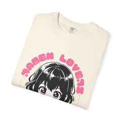 Ramen Lovers Tee - Romantic Anime Girl - Kawaii Gift