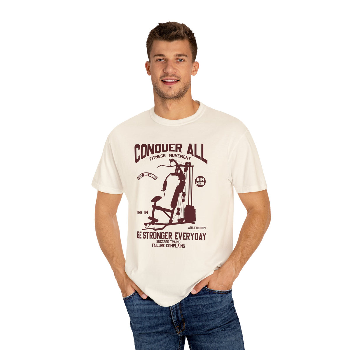 Conquer All Fitness Movement Gym Equipment T-Shirt