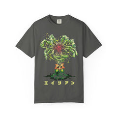Retro Alien Tee - Japanese Horror Sci-Fi Vintage Urban Style