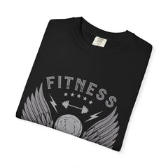 Fitness Improve Your Power Skull Wings Gym Design T-Shirt