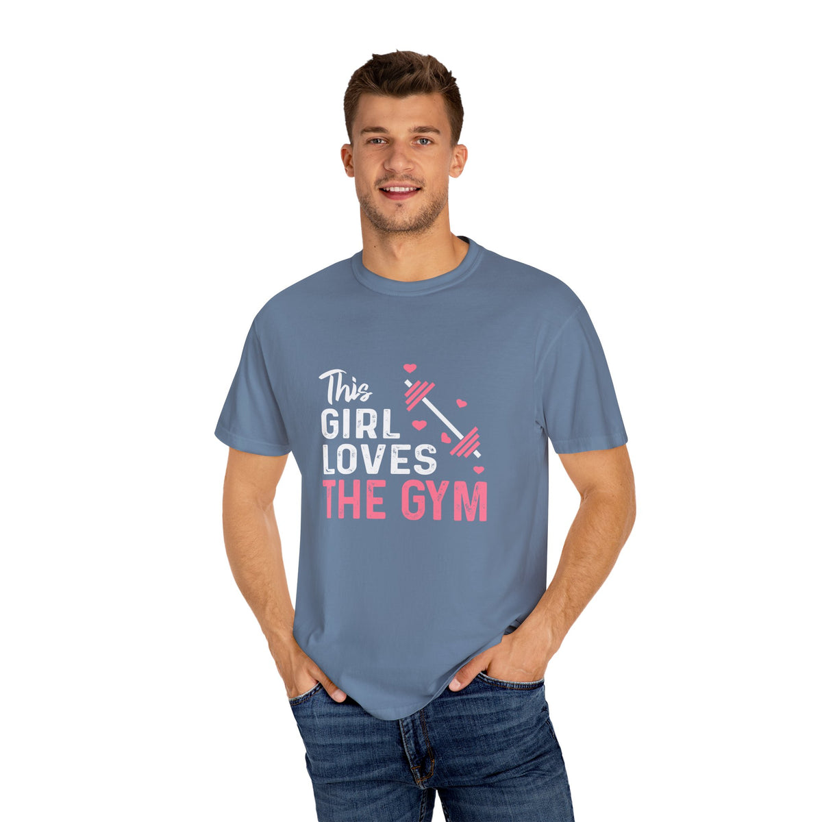 This Girl Loves The Gym Gym Workout Motivation T-Shirt