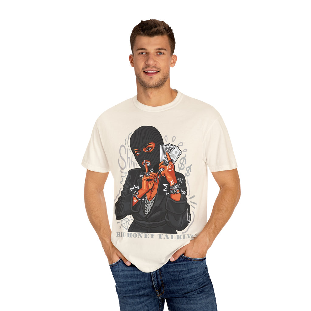 Money Heist Shhh Graphic Tee – Gangster Streetwear - Sinful Threads