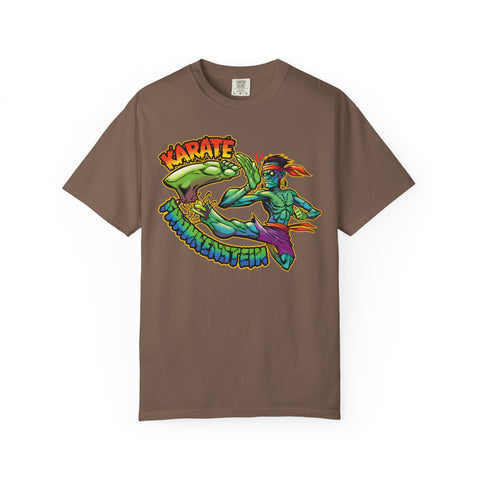 Karate Frankenstein Shirt - Monster Martial Arts Tee for Horror Fans