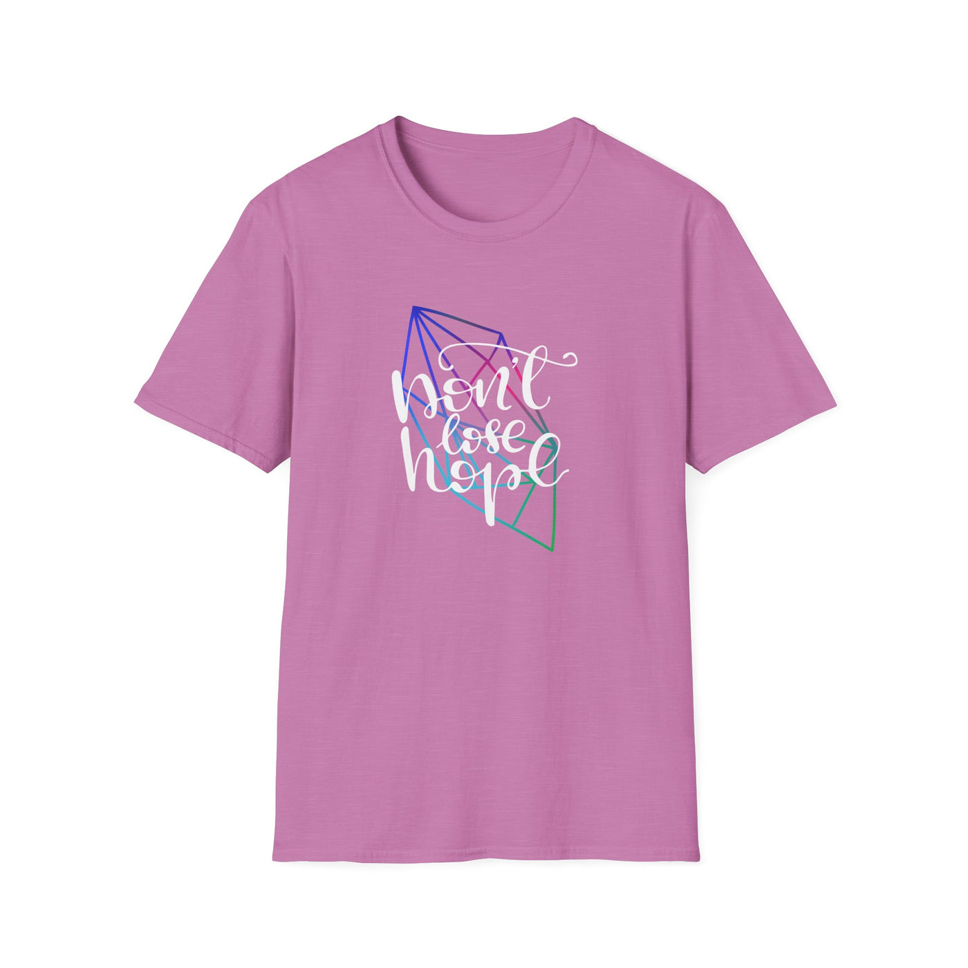 Don't Lose Hope Colorful Graphic Tee - Inspirational Shirt - Sinful Threads