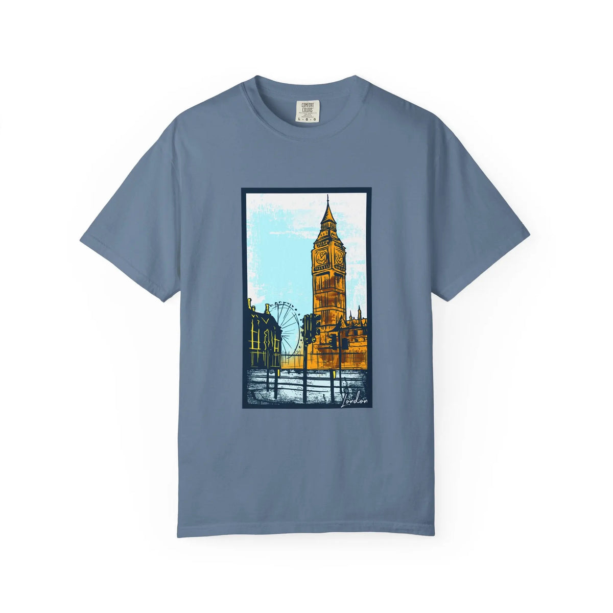 Iconic London Cityscape Big Ben T-Shirt - Sinful Threads