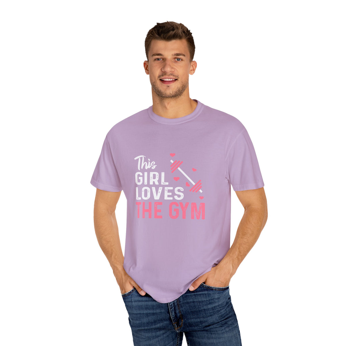 This Girl Loves The Gym Gym Workout Motivation T-Shirt