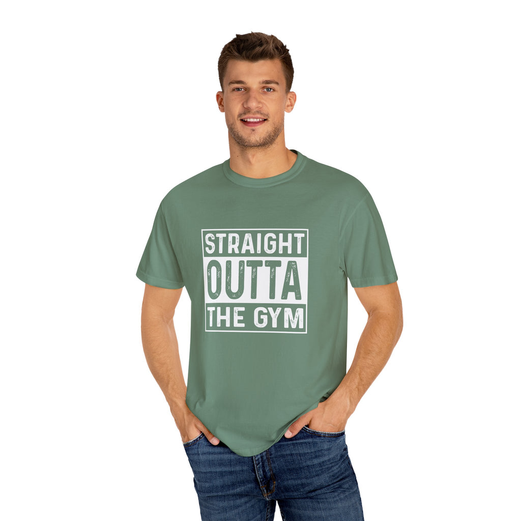 Novelty Workout Shirt - Straight Outta The Gym Tee - Sinful Threads