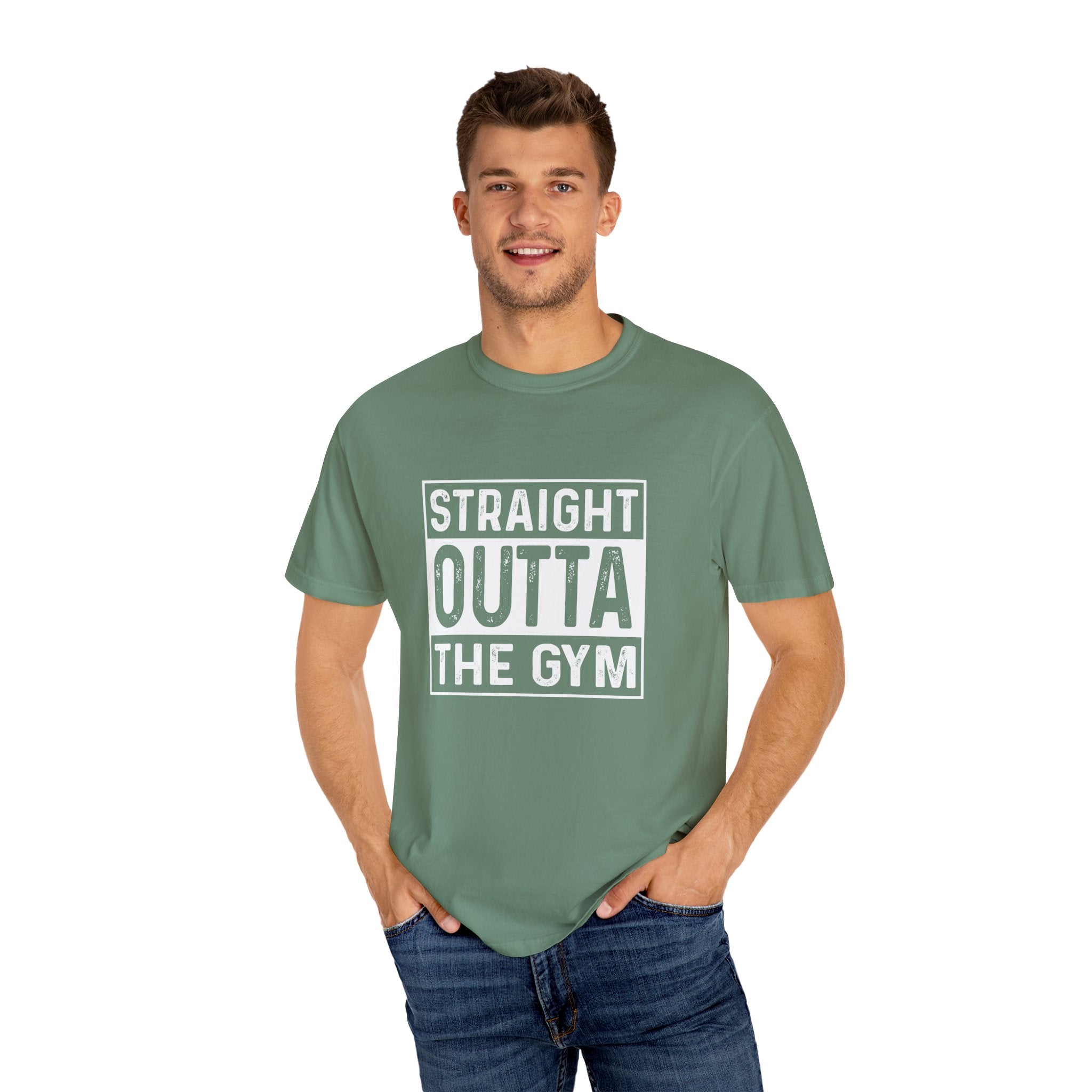 Novelty Workout Shirt - Straight Outta The Gym Tee - Sinful Threads