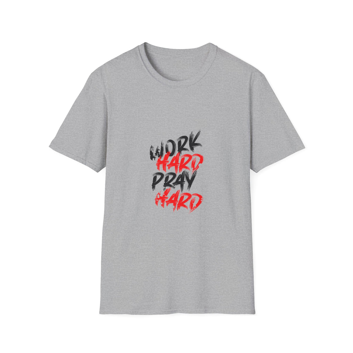 Work Hard Pray Hard Tshirt - Faith Based Success Shirt
