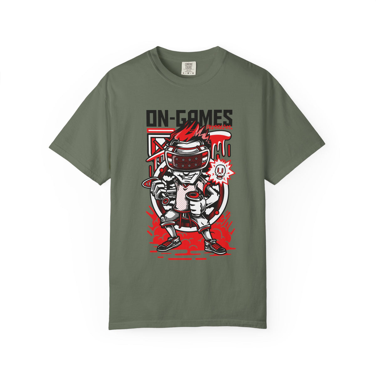 ON GAMES Boy Gamer with VR Headset Graphics T-Shirt