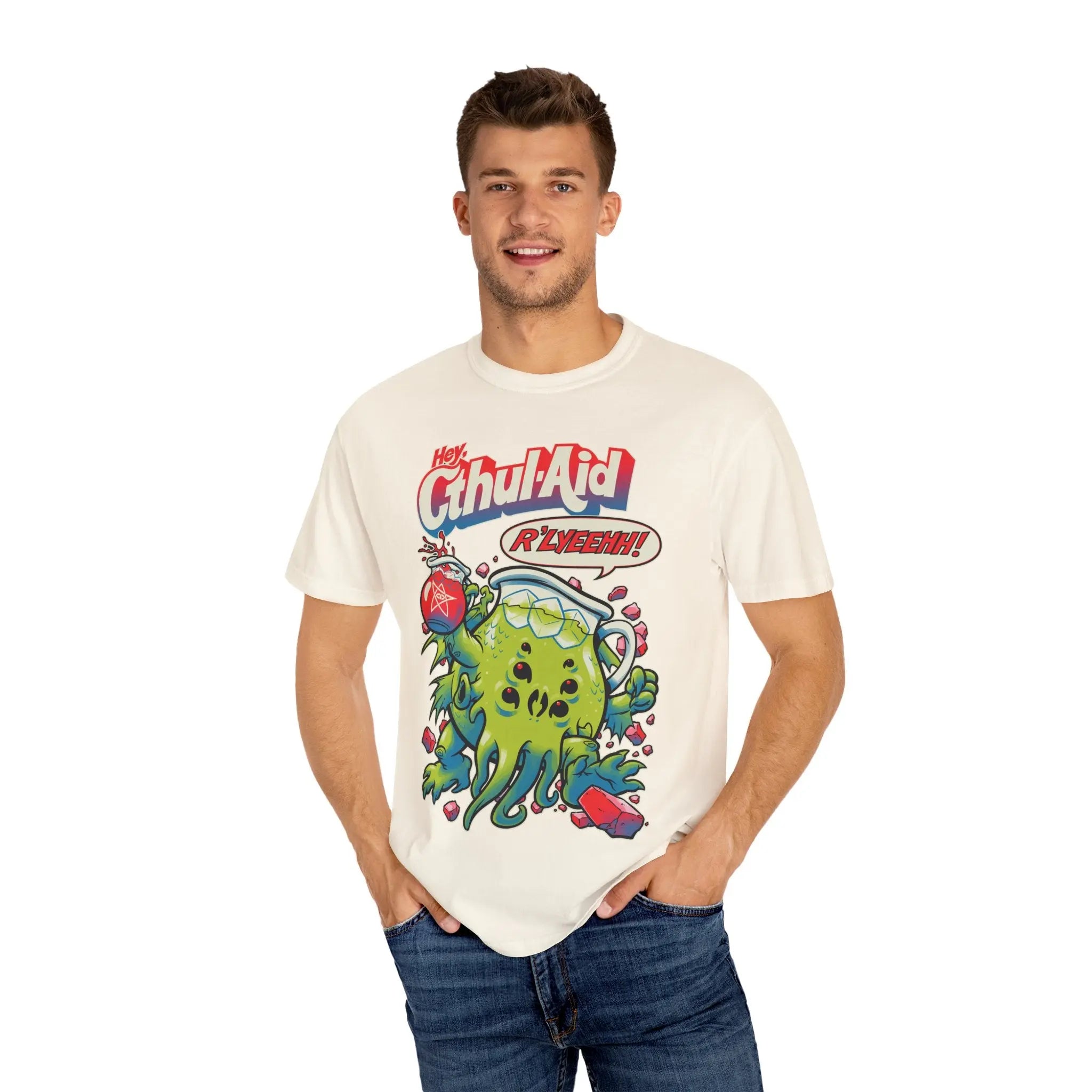 Cthulhu Parody Tee - Funny Cosmic Beverage Comedy Shirt - Sinful Threads