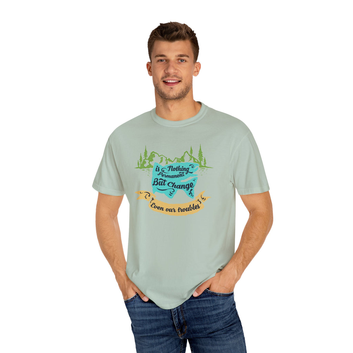 Nothing is Permanent But Change Graphic Design T-Shirt - Sinful Threads