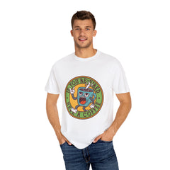 Funny Coffee Shirt - Tired Needs Coffee - Sarcastic Quote Tee