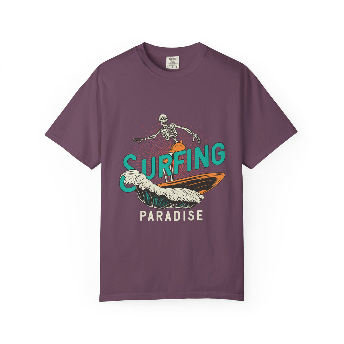 Surfing Skeleton Shirt - Funny Skeleton Tee - Retro Surf Gift
